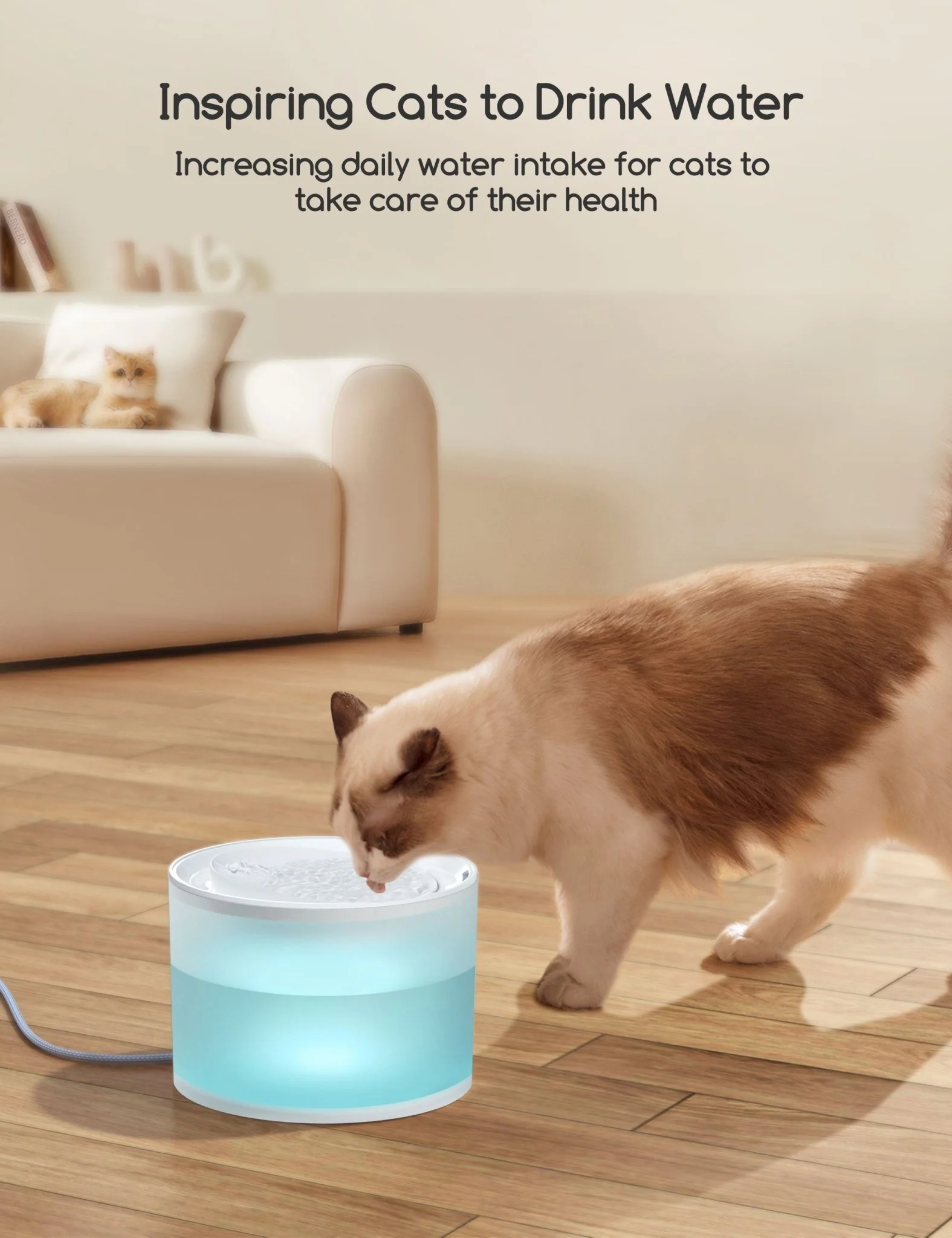 MeoWant Wireless Pet Water Fountain - Image 6