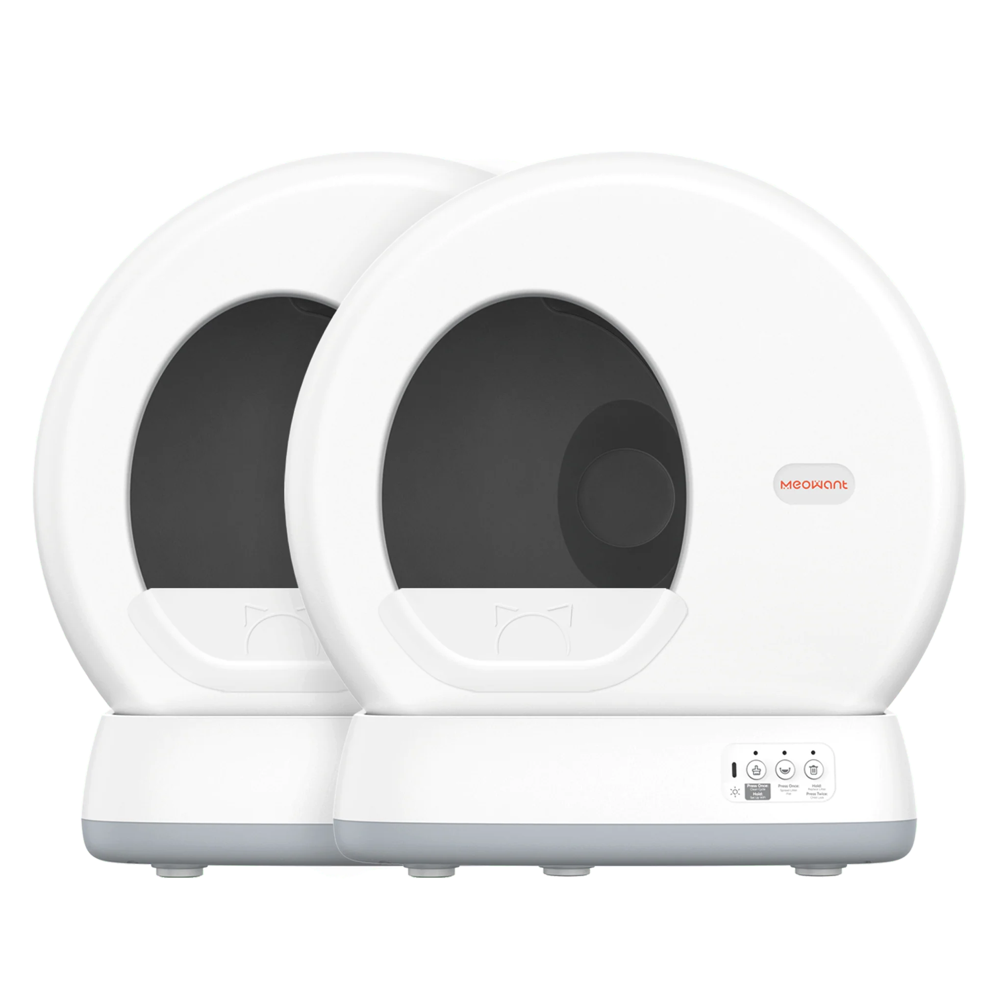 Meowant Self Cleaning Litter Box - SC01 Double Set - Image 3